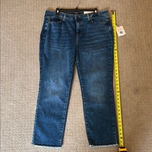 NYDJ Blue Ankle Cropped Jeans